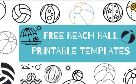 Free Printable Beach Ball Templates: Fun Summer Craft Ideas for Kids
