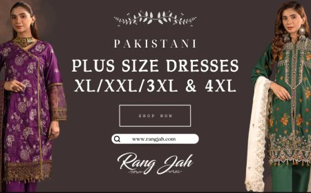 Shop Elegant Pakistani Plus Size Dresses in the UK – Only at Rang Jah