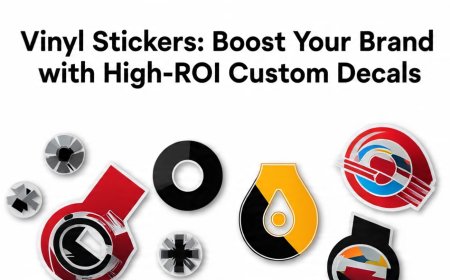 Vinyl Stickers: Boost Your Brand with High-ROI Custom Decals