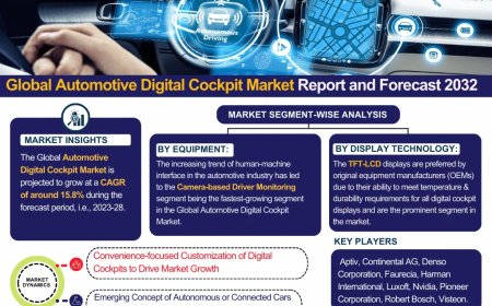 Automotive Digital Cockpit Market Report 2032 Edition: Industry Market Size, Share, Growth and Competitor Analysis- The Report Cube