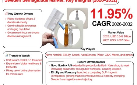 Sweden Semaglutide Market Report 2032 Edition: Industry Market Size, Share, Growth and Competitor Analysis- The Report Cube