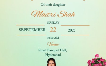 Make Puberty Ceremony Invitation Cards Online Free with Custom Designs