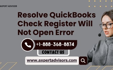 QuickBooks Check Register Will Not Open - How to Fix it?