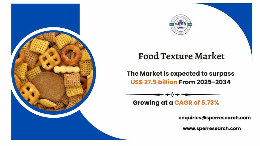 Food Texture Market Size, Trends Analysis and Future Opportunities 2034