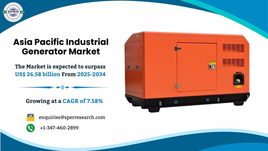 Asia Pacific Industrial Generator Market Size, Share and Analysis 2034