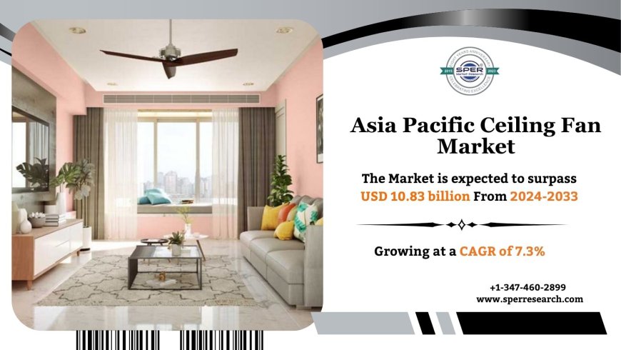 Asia Pacific Ceiling Fan Market Scope and Future Outlook to 2033