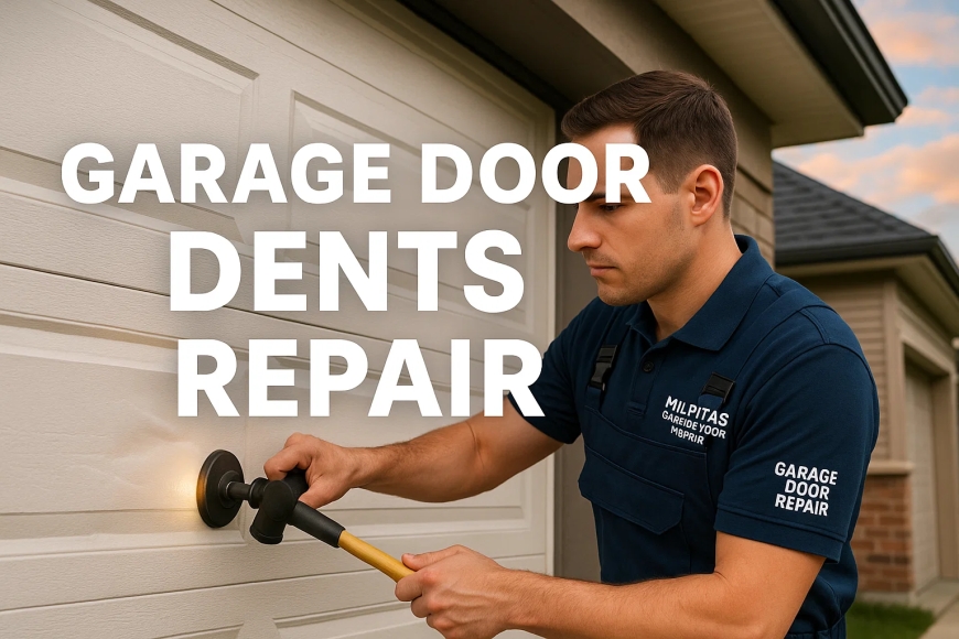 Can Garage Door Dents Be Fixed Without Replacing the Entire Door in Milpitas?