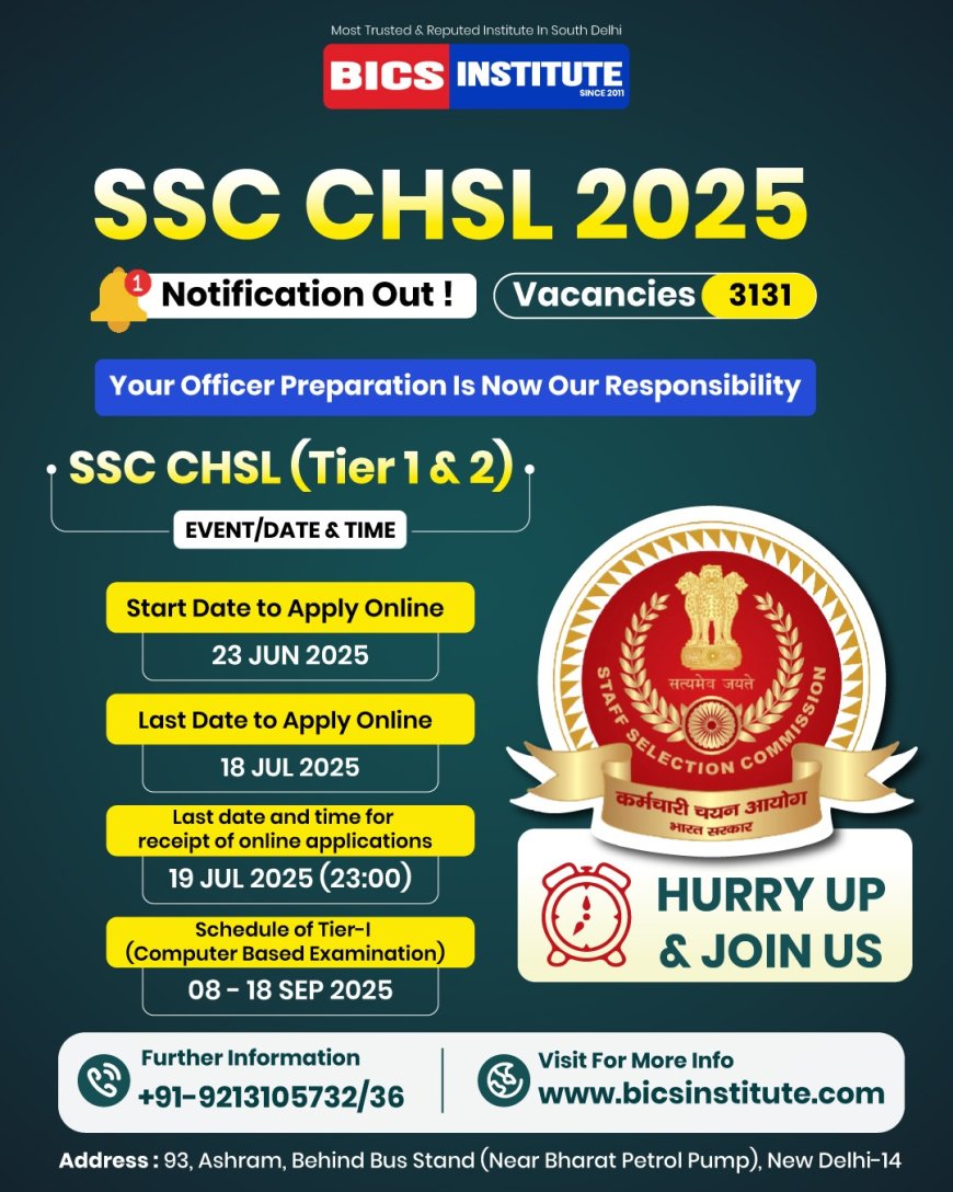 SSC Coaching Classes in Badarpur, Jamia, Okhla, Bhogal, Sarita Vihar and South Delhi